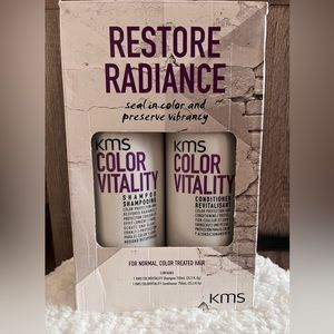 KMS Color Vitality shampoo and conditioner 750 ml /25.3 fl oz.